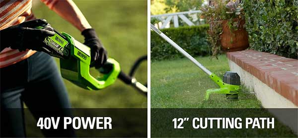 Greenworks Battery Weed Eater - 12